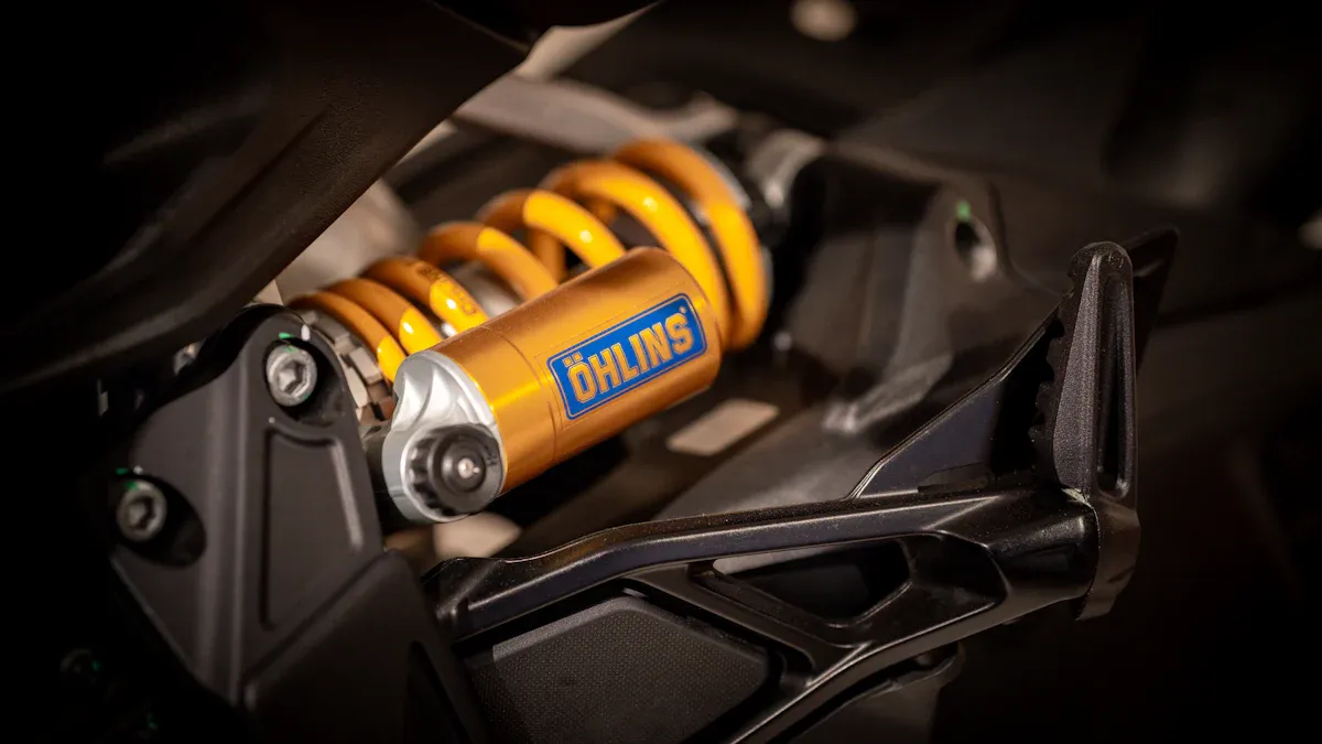 OEM motorcycle shock spring and its role in vibration reduction
